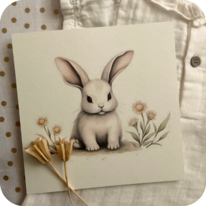 kis nyuszis print