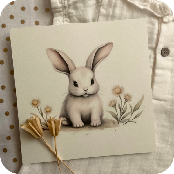 kis nyuszis print